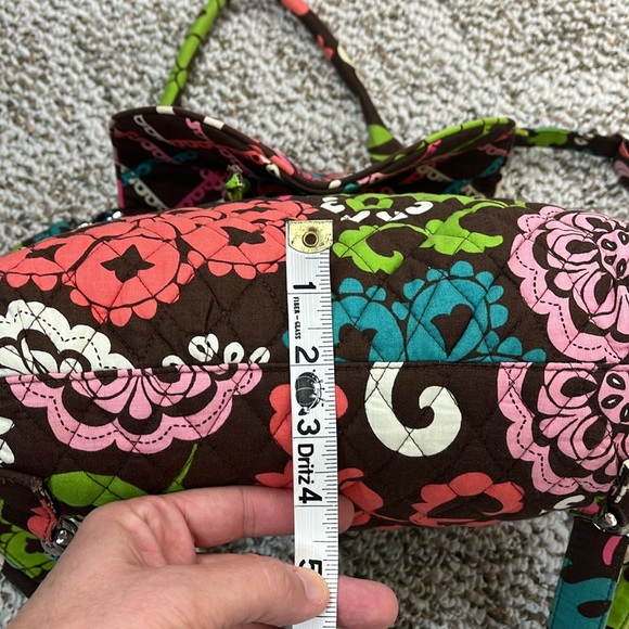VERA BRADLEY Backpack Tote Convertible Lola Paisley Floral Removable Straps - Picture 13 of 17